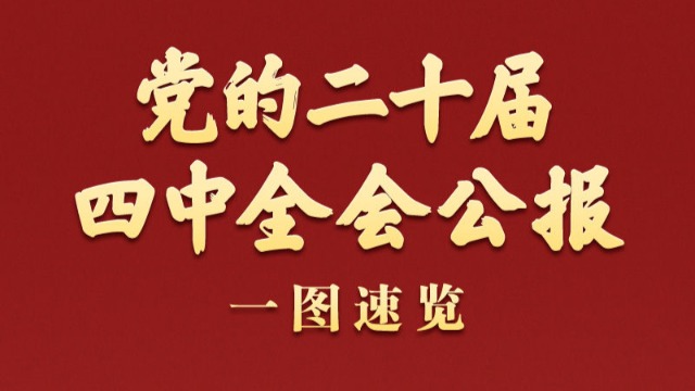 黨的二十屆四中全會(huì)公報(bào)一圖速覽